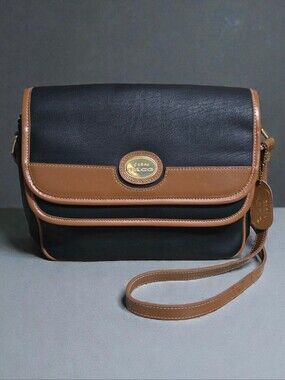 Paco Casa Black and Brown Multi-flap Multi-Pocket Crossbody Bag